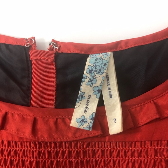 Maeve Anthropology| Scalloped Tiered Hem Dress | 2 - Picture 3 of 7